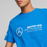 Mercedes t-shirt, logo, ESS, blue - FansBRANDS®