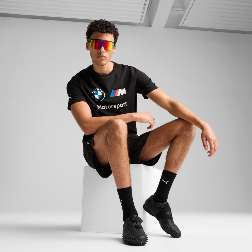BMW logo Tričko, Puma, Essential, MMS, černé 🔥