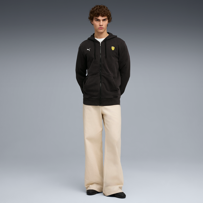 Ferrari mikina na zip, Puma, černá 🔥