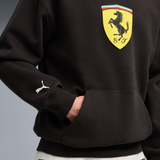 Ferrari mikina s kapucí, Puma, sportovní oblečení, s logem štítu, černá 🔥