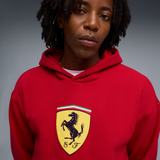 Ferrari mikina s kapucí, Puma, sportovní oblečení, s logem štítu, červená 🔥