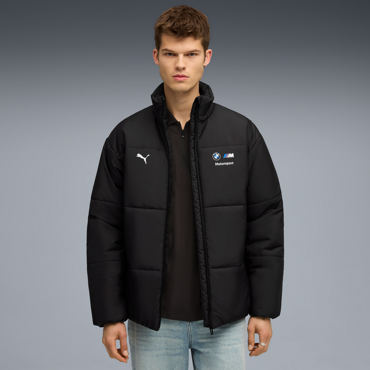 BMW polstrovaná bunda, Puma, MMS, essential+, černá 🔥