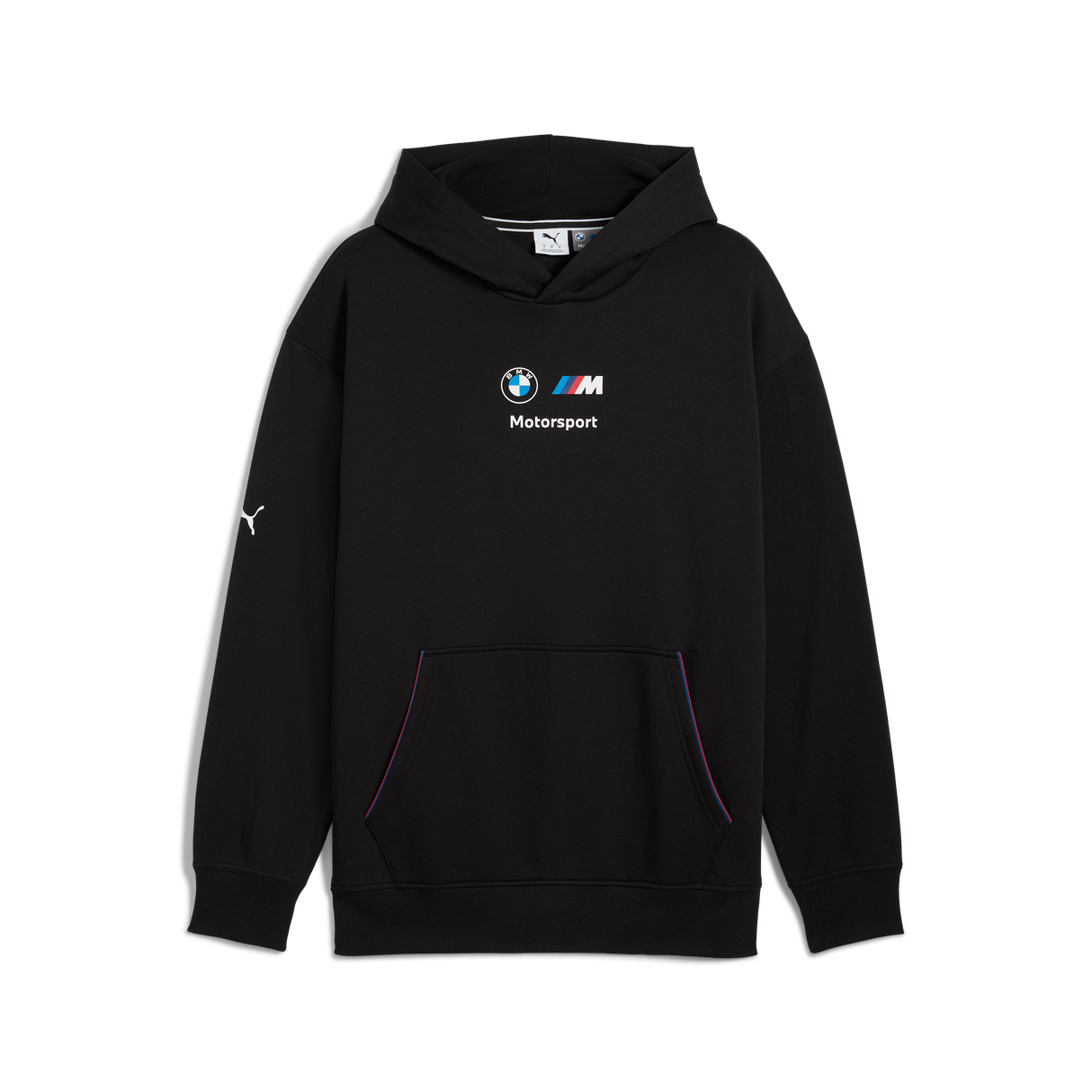 BMW Polární Mikina s kapucí, Puma, MMS, essential+, černá 🔥