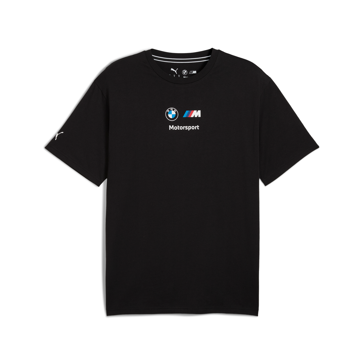 BMW tričko, Puma, MMS, BMW logo II, essential+, černé 🔥