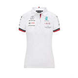 Mercedes Dámské Polo, Tým, Bílá, 2021 - FansBRANDS®