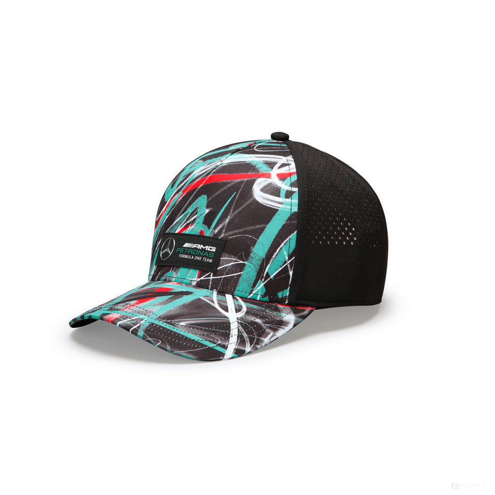 Mercedes Baseball Cap, Graffiti, Multicolor, 2022