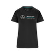 Dámské tričko Mercedes, velké logo, černé, 2022 - FansBRANDS®