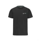 Tričko Mercedes, malé logo, černé, 2022 - FansBRANDS®