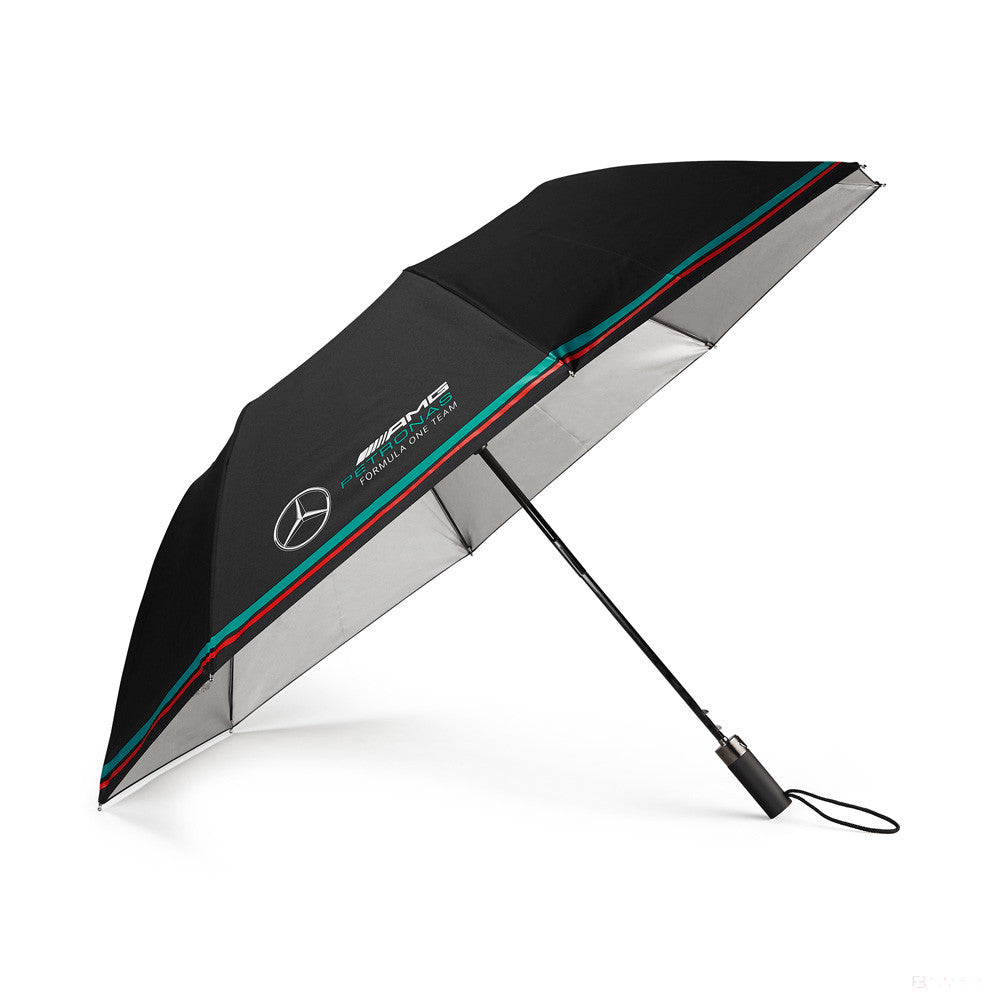 Mercedes Kompaktní deštník, černý, 2022 - FansBRANDS®
