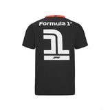 Tričko Formule 1, Fotbalové oblečení, černé, 2022