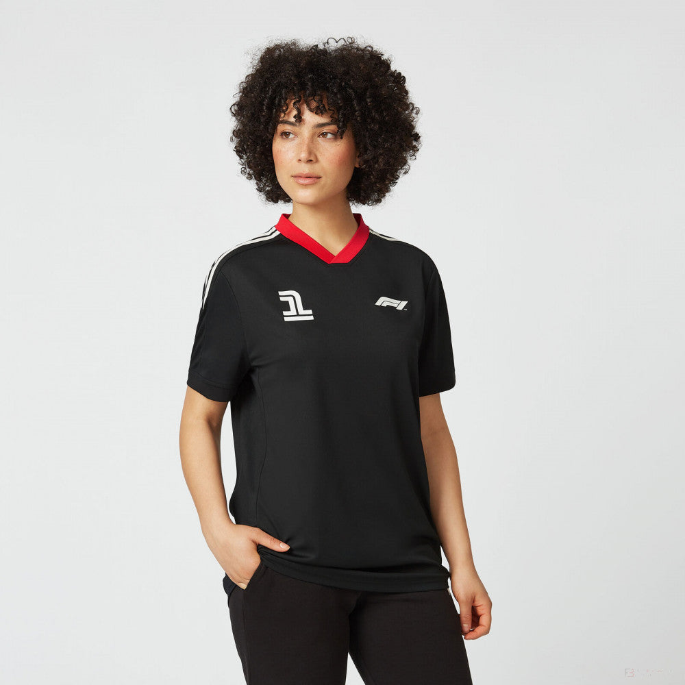 Tričko Formule 1, Fotbalové oblečení, černé, 2022