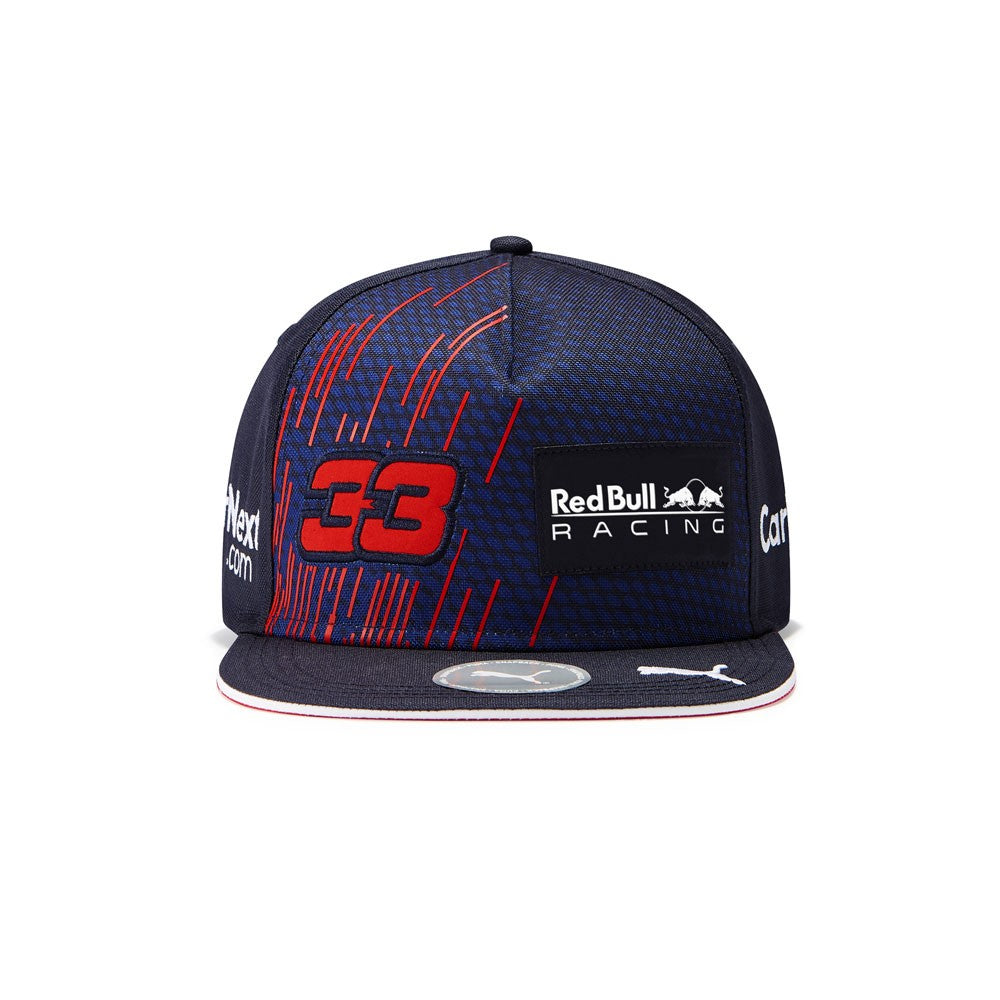 Kšiltovka Red Bull Flatbrim, dětská,  Max Verstappen, Modrá, 2021