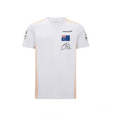 Tričko McLaren, Daniel Ricciardo, bílé, 2021