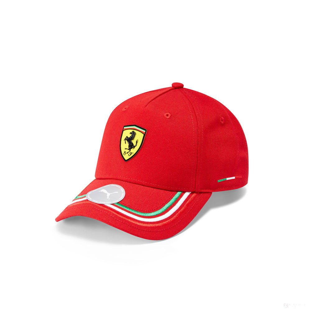 Baseballová čepice Ferrari, italská, pro dospělé, červená, 2021