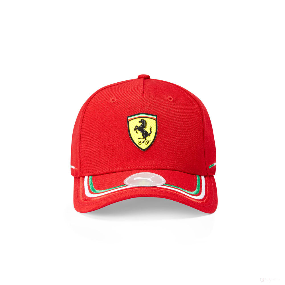 Baseballová čepice Ferrari, italská, pro dospělé, červená, 2021