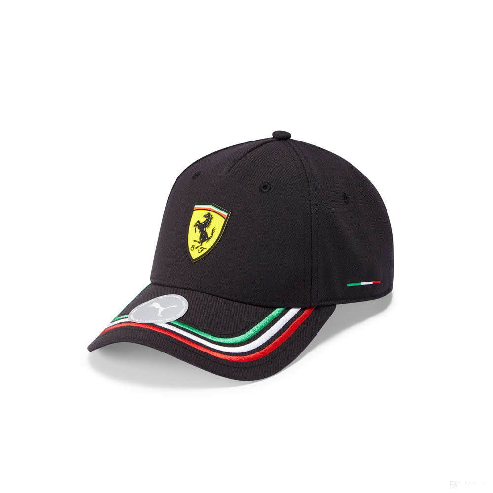 Baseballová čepice Ferrari, italská, dospělá, černá, 2021