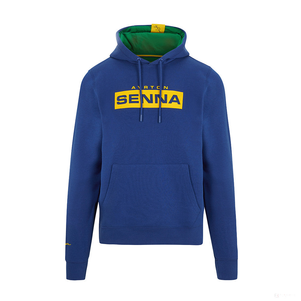 Svetr Ayrton Senna, Logo, Modrý, 2021 - FansBRANDS®