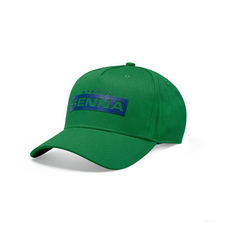 Baseballová čepice Ayrton Senna, logo, zelená, 2021 - FansBRANDS®