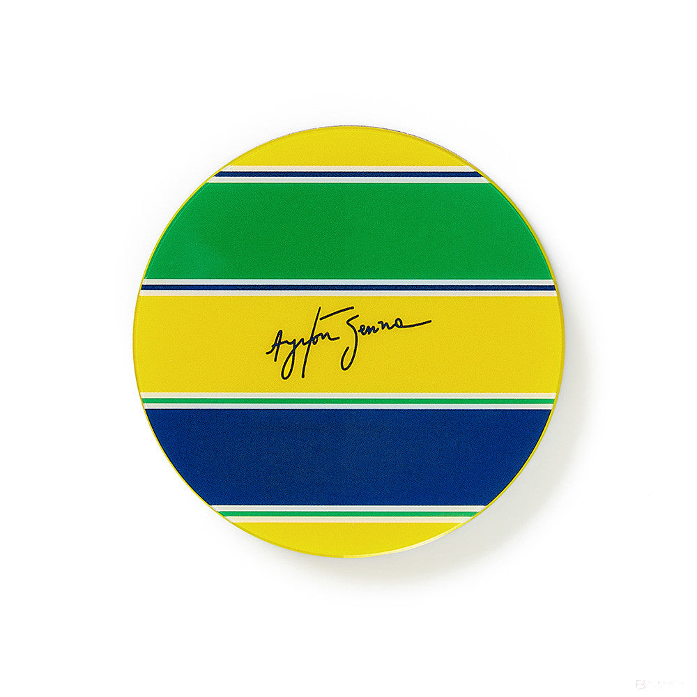 Magnet na ledničku Ayrton Senna, Fanwear, žlutá, 2021