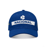 Baseballová čepice Ayrton Senna, Nacional, modrá, 2021 - FansBRANDS®