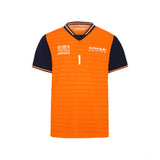 Tričko Red Bull, sportovní oblečení Max Verstappen, oranžové, 2022