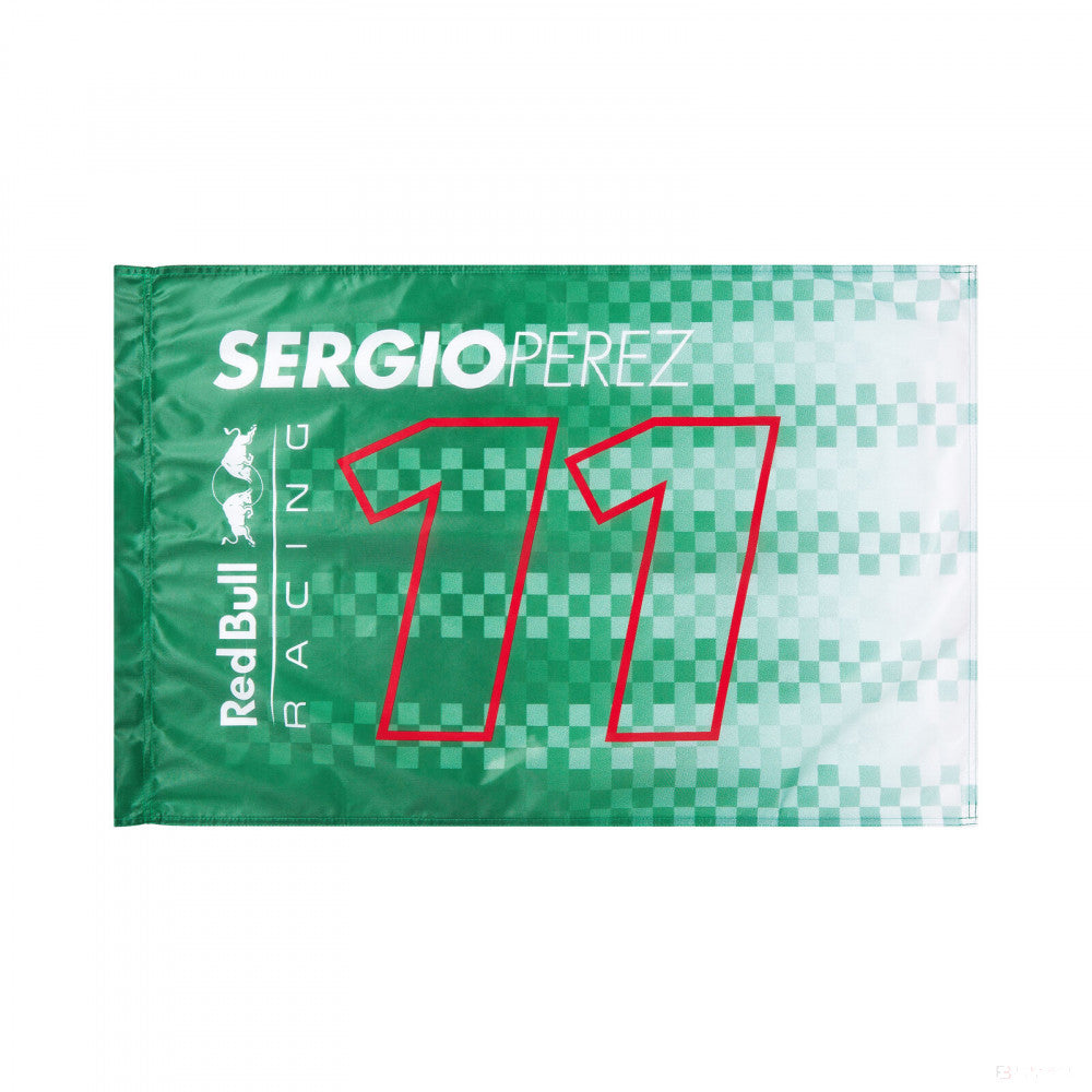 Vlajka Red Bull, Sergio Perez, 90x60 cm, oranžová, 2021