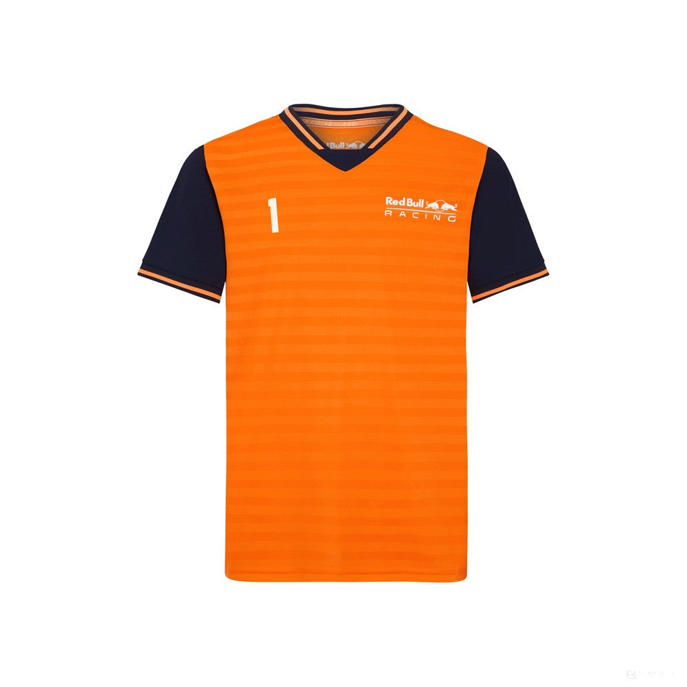 Dětské tričko Red Bull, sportovní oblečení Max Verstappen, oranžové, 2022