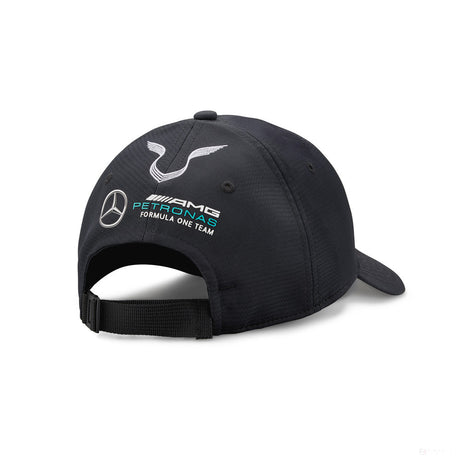 Baseballová čepice Mercedes, Lewis Hamilton, dospělá, černá, 2022