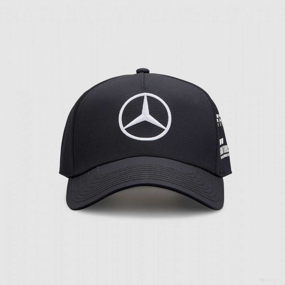 Mercedes Baseball Cap, Lewis Hamilton, Kids, Black, 2022