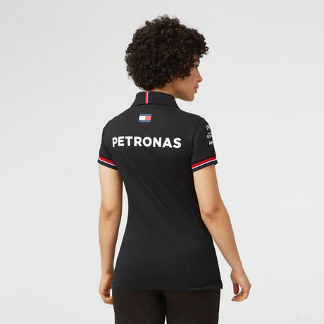 Mercedes Dámské Polo, Team, Černá, 2022 - FansBRANDS®