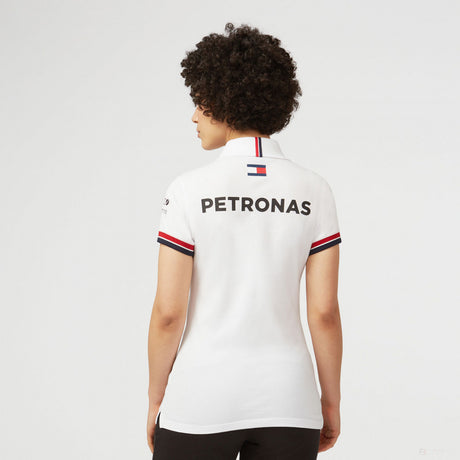 Mercedes Dámské Polo, Tým, Bílá, 2022 - FansBRANDS®