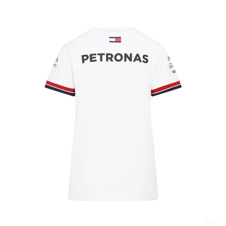 Dámské tričko Mercedes, týmové, bílé, 2022 - FansBRANDS®