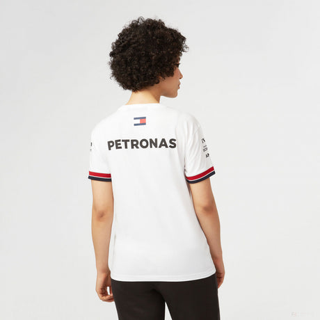 Dámské tričko Mercedes, týmové, bílé, 2022 - FansBRANDS®