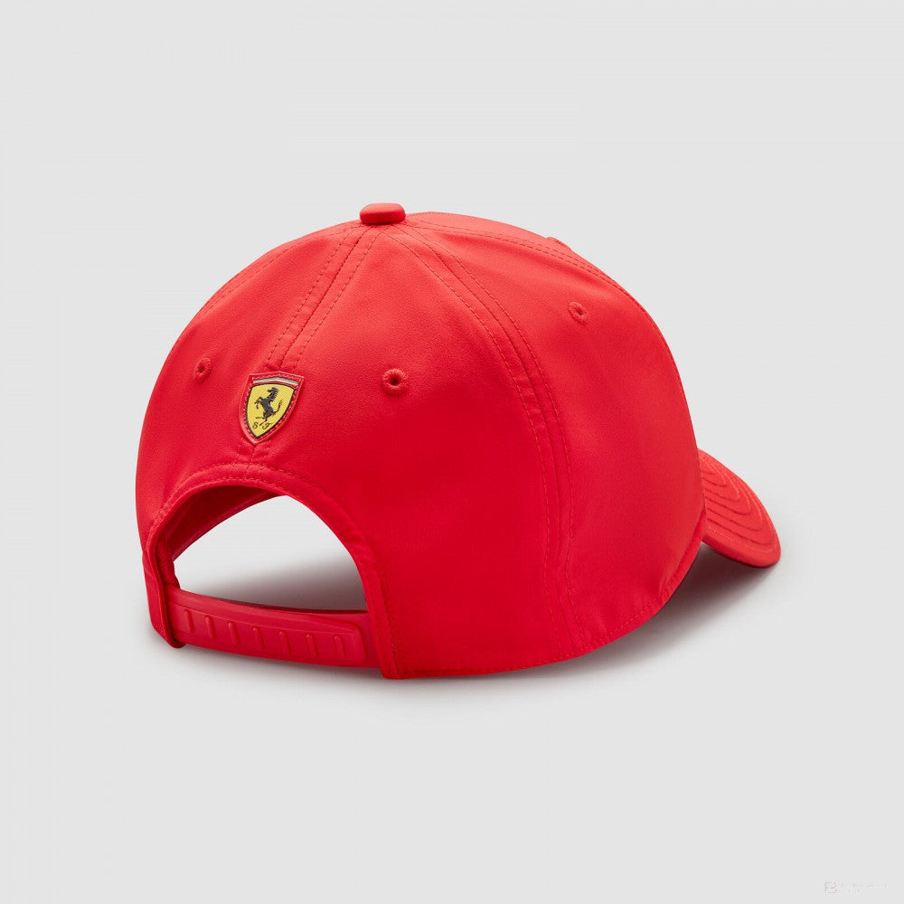 Baseballová čepice Ferrari, logo Fanwear, pro dospělé, červená, 2022