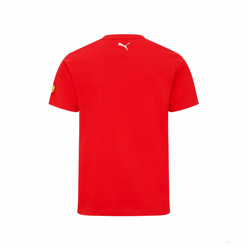 Tričko Ferrari, jezdec Charles Leclerc, červené, 2022