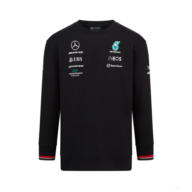 Svetr Mercedes, posádka, černý, 2022 - FansBRANDS®