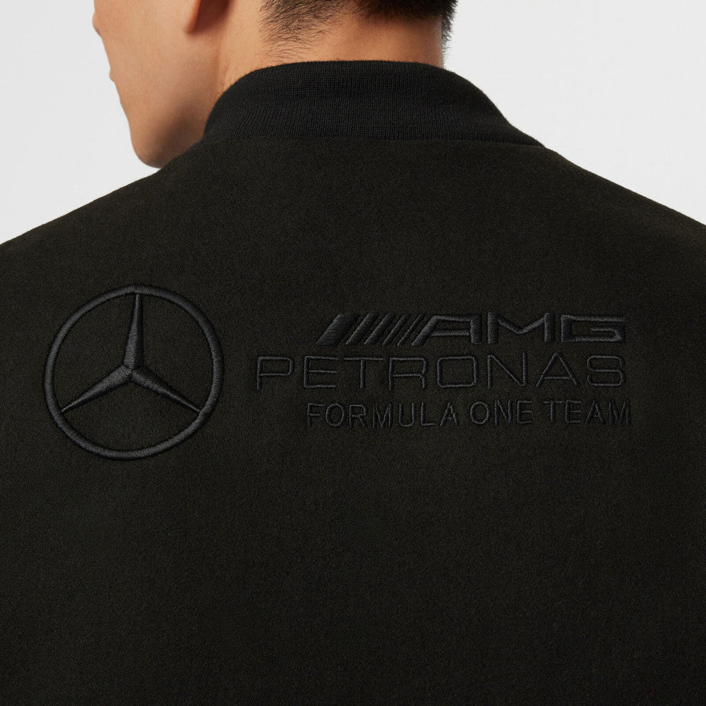 Bunda Mercedes Varsity, černá - FansBRANDS®