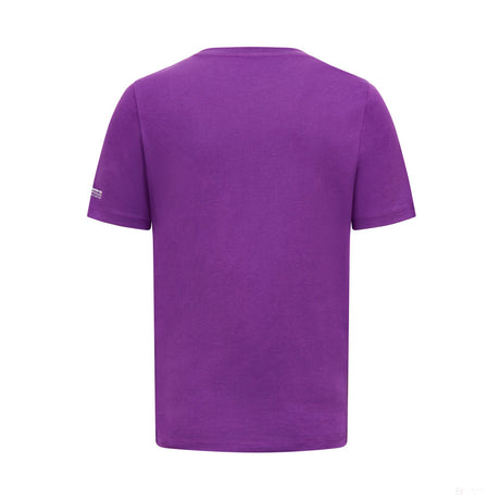 Mercedes Lewis Hamilton Logo Tričko, pánské, Purple - FansBRANDS®