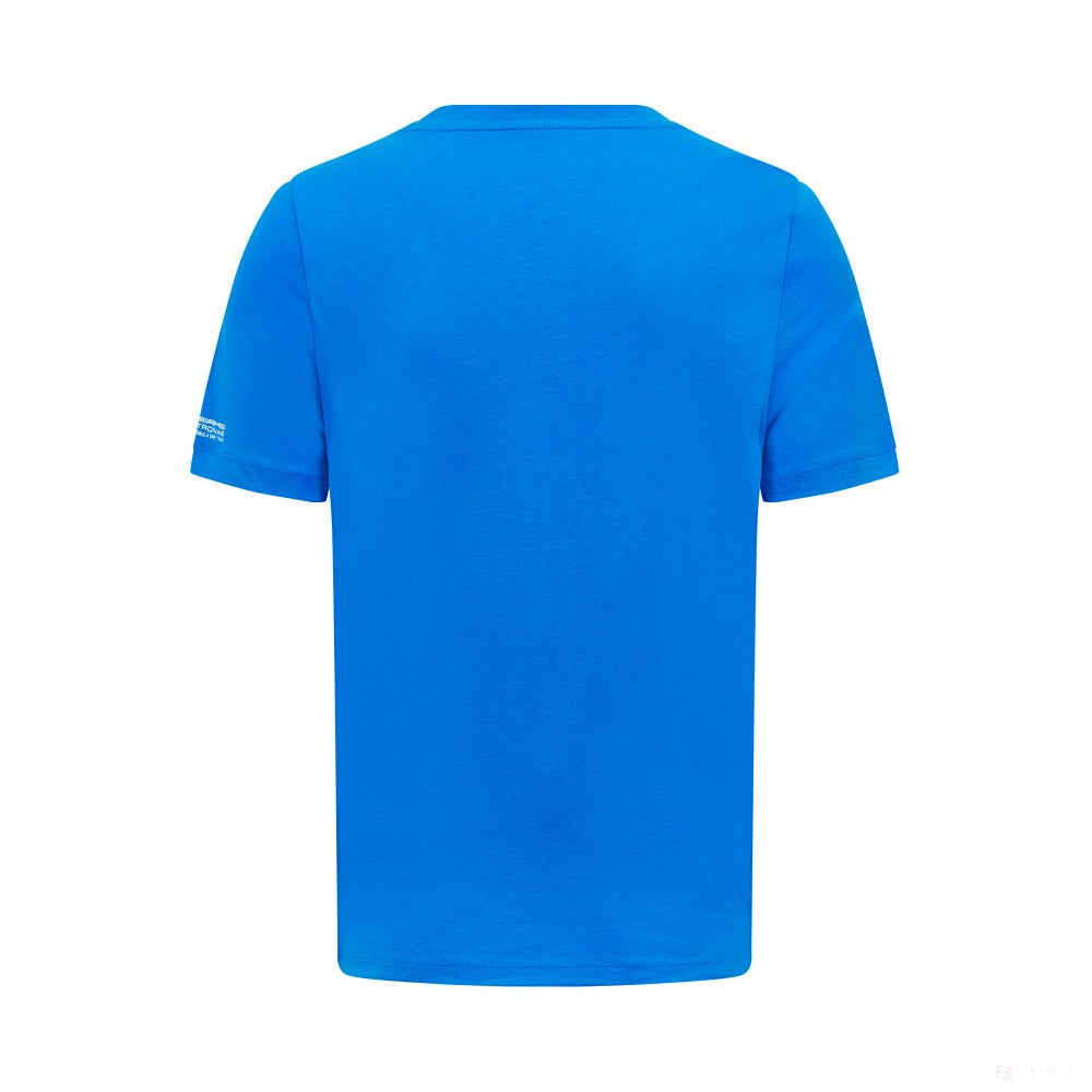 Pánské tričko Mercedes George Russell s logem, modré - FansBRANDS®