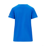 Dámské tričko s logem Mercedes George Russell, modré - FansBRANDS®