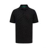 Mercedes, Pánské tričko s límečkem s puntíky, černé - FansBRANDS®