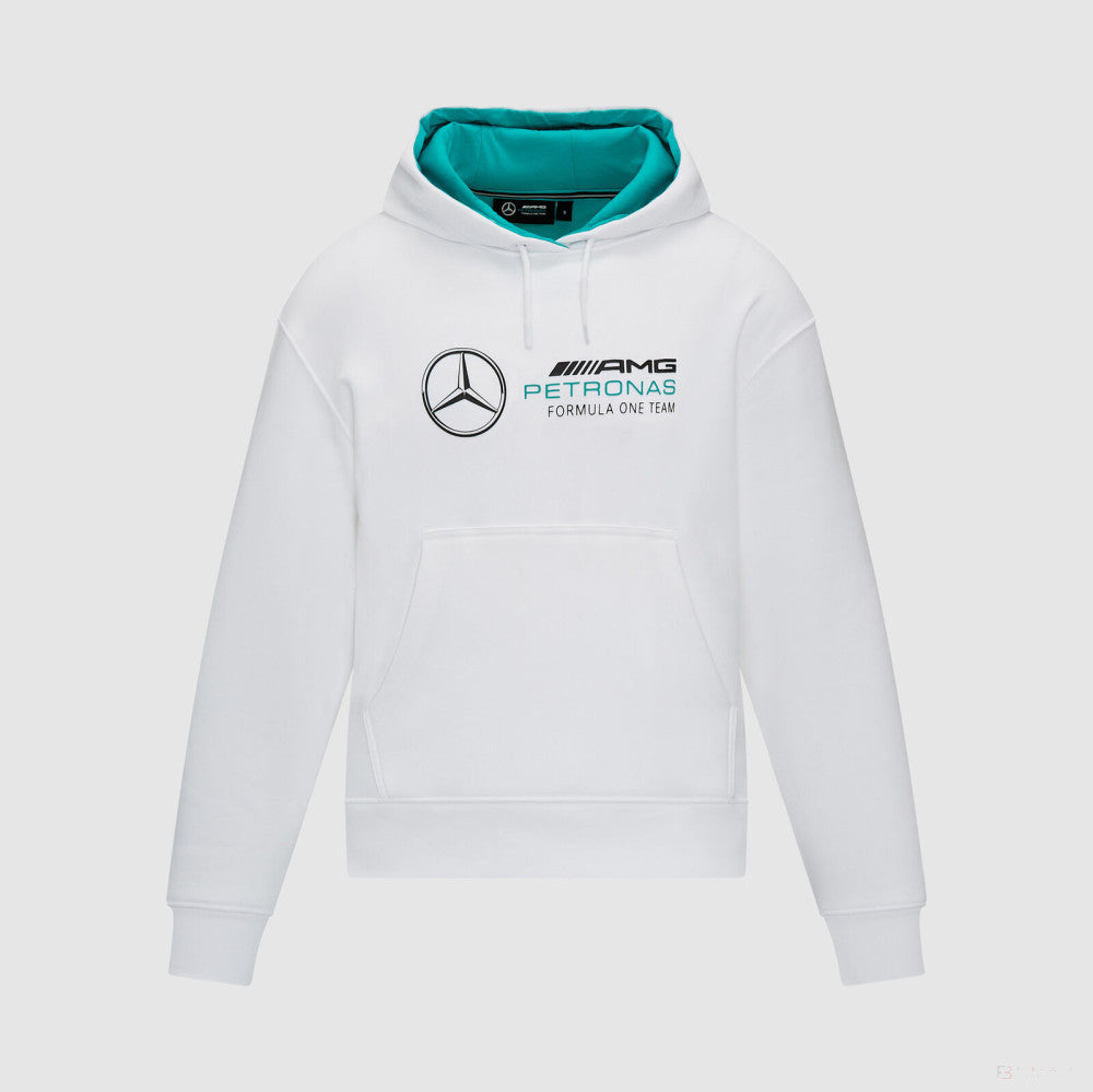 Mercedes, Dámská mikina s kapucí nadměrné velikosti, Bílá - FansBRANDS®