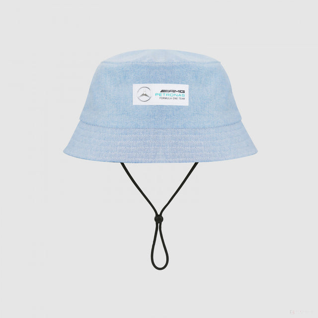 Mercedes, Bucket Hat, Russell, Special Edition Silverstone, Blue, 2022, - FansBRANDS®