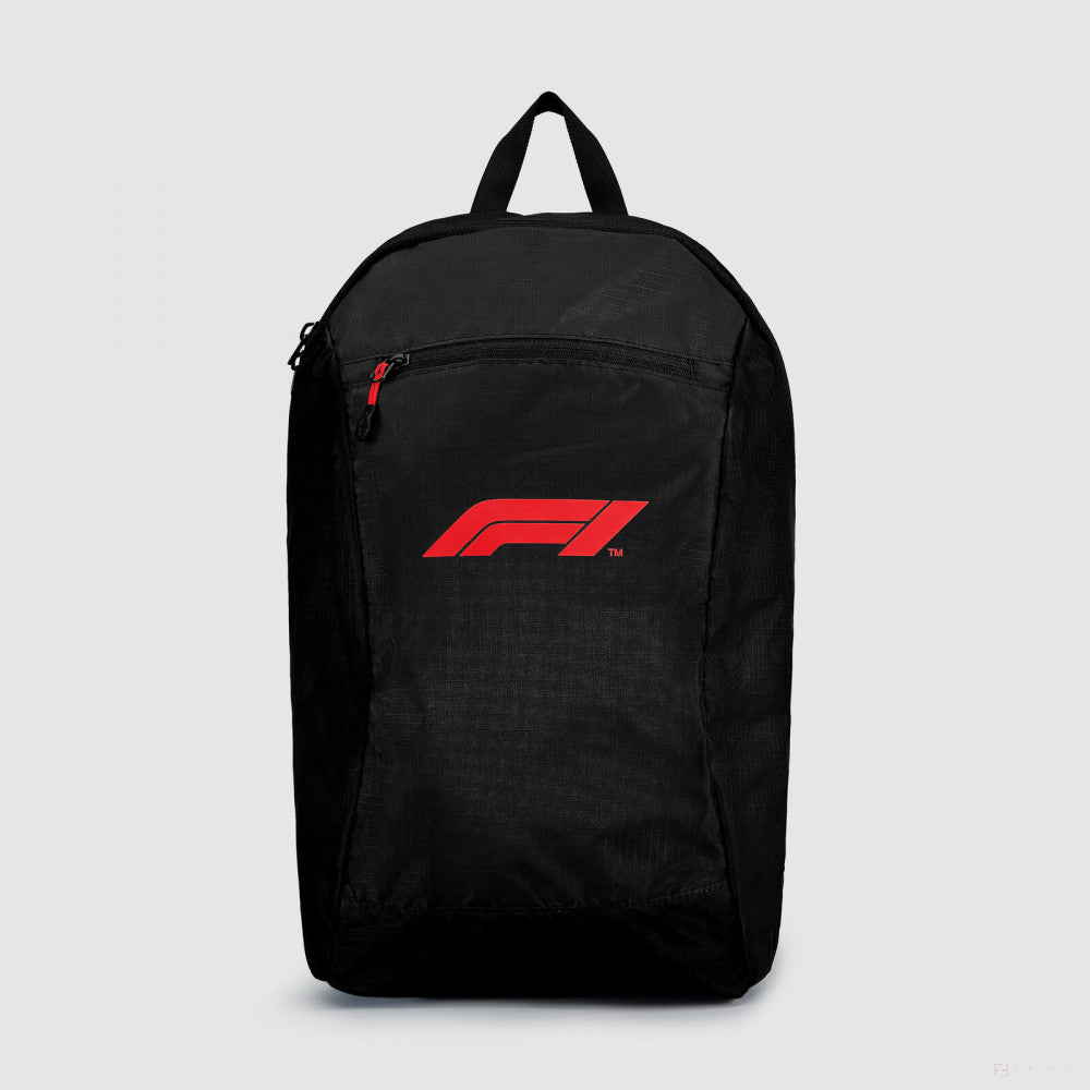 Formula 1 backpack, packable, black