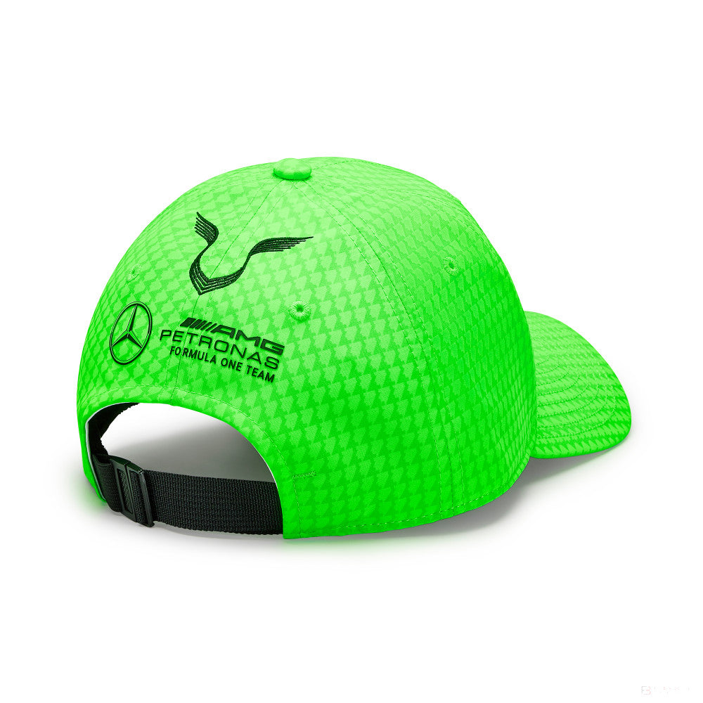 Mercedes Team Lewis Hamilton Col Driver baseballová čepice Neon green, 2023 - FansBRANDS®