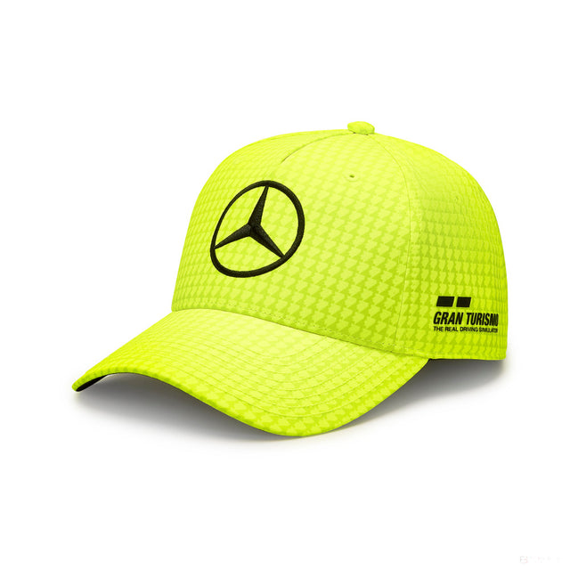 Mercedes Team Lewis Hamilton Col Driver baseballová čepice neon yellow, 2023 - FansBRANDS®