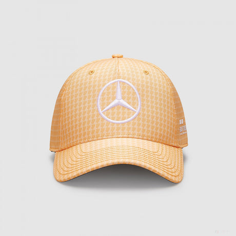 Mercedes Team Lewis Hamilton Col Driver baseballová čepice broskvová, 2023 - FansBRANDS®