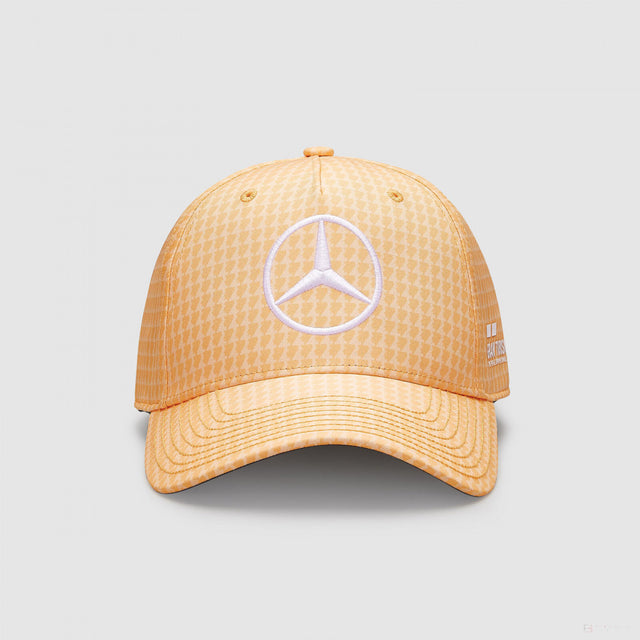 Mercedes Team Lewis Hamilton Col Driver baseballová čepice broskvová, 2023 - FansBRANDS®