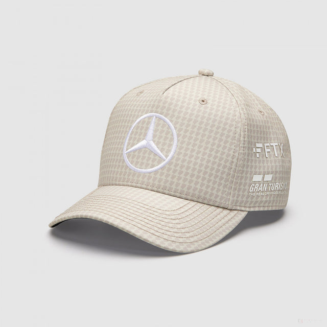 Mercedes Team Lewis Hamilton Col Driver baseballová čepice přírodní, 2023 - FansBRANDS®