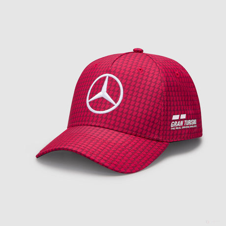 Mercedes Team Lewis Hamilton Col Driver baseballová čepice apple red, 2023